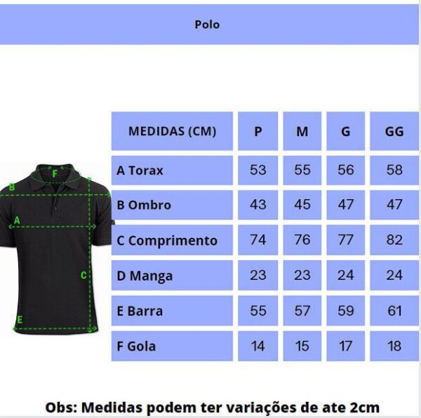 Polo HB cores variadas - Imagem 10