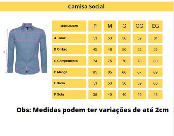 Camisa Manga Longa Ellus Azul - Imagem 4