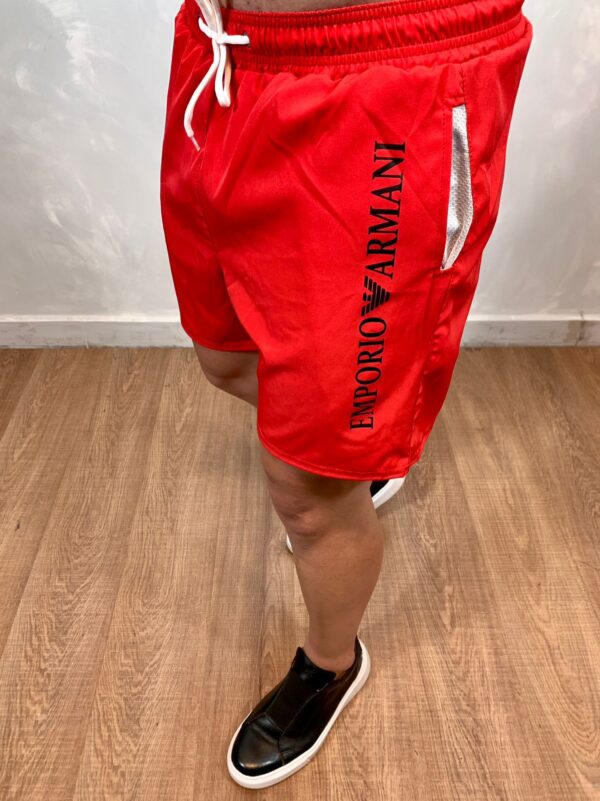 Bermuda Short Armani Vermelho⭐ - Imagem 2
