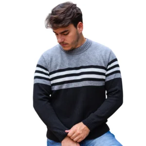 Suéter Masculino Tricô Blusa De Frio Gola Redonda Malha Alta Qualidade. Produto da shopee clique em comprar