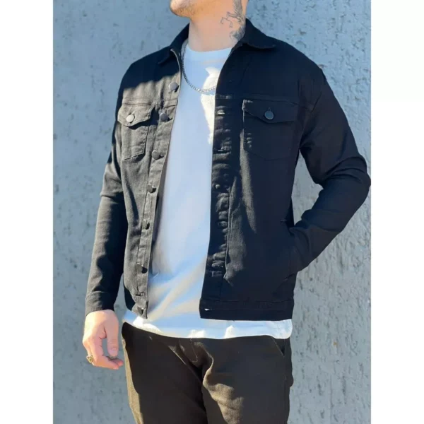 Jaqueta Masculina De Sarja Alto Padrão. Ideal para meia estação, produto da shopee,clica em comprar. - Imagem 4