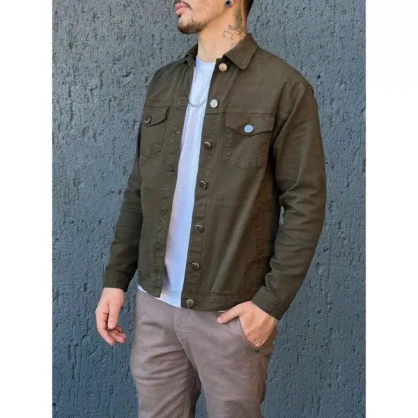 Jaqueta Masculina De Sarja Alto Padrão. Ideal para meia estação, produto da shopee,clica em comprar. - Imagem 3