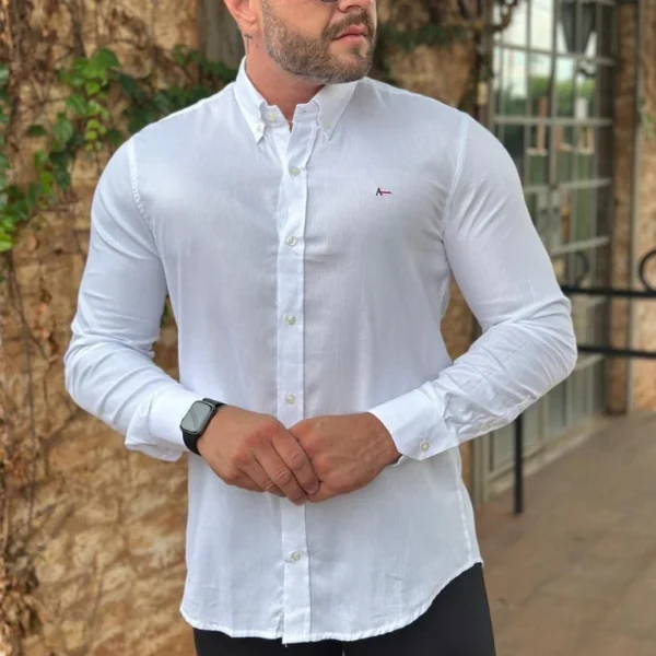 Camisa Manga Longa Masculina Nova Coleção Cores do P ao EG, Lindas cores. Produto da shopee, clica em comprar